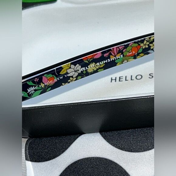 Kate Spade Ellison/F/S 807 Black/Grey Gradient Women's Sunglasses - Picture 4 of 6